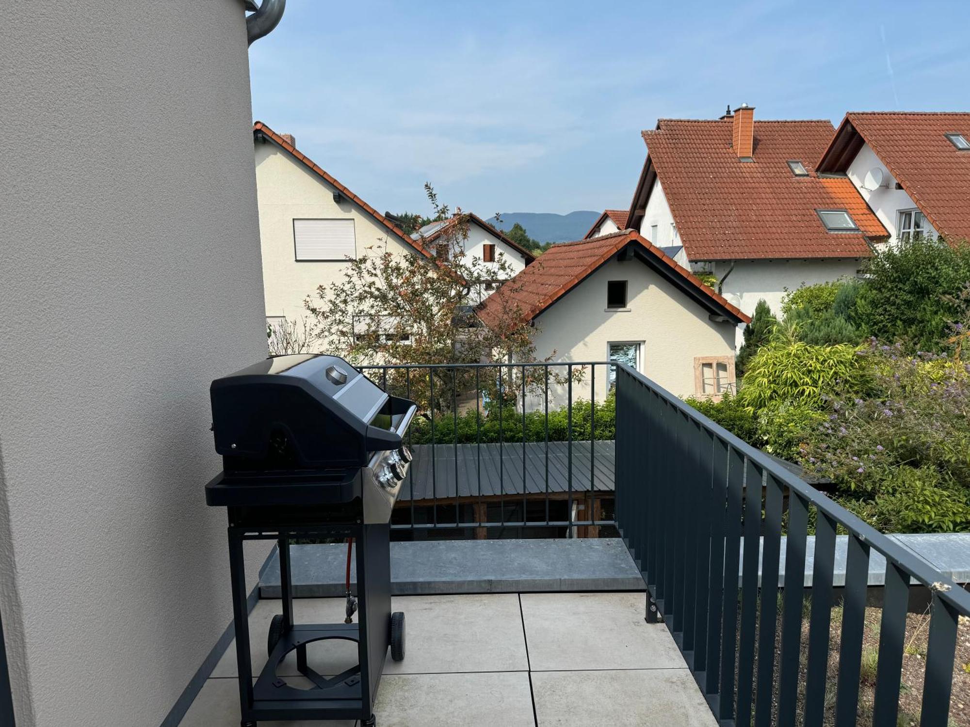 Moderne Ferienwohnung Mit Terrasse, Grill & Privatparkplatz Venningen Luaran gambar